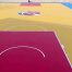 SPU basketball court surface