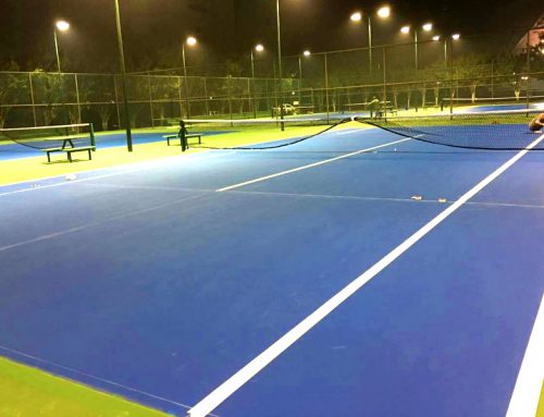 5mm Cushioned Acrylic Tennis Court