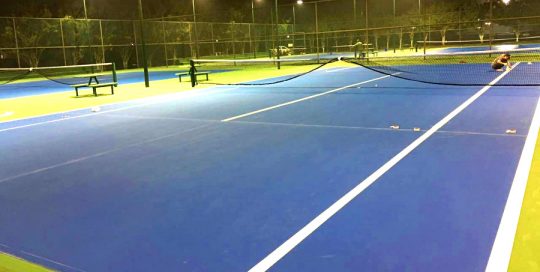 5mm cushioned acrylic tennis court surface